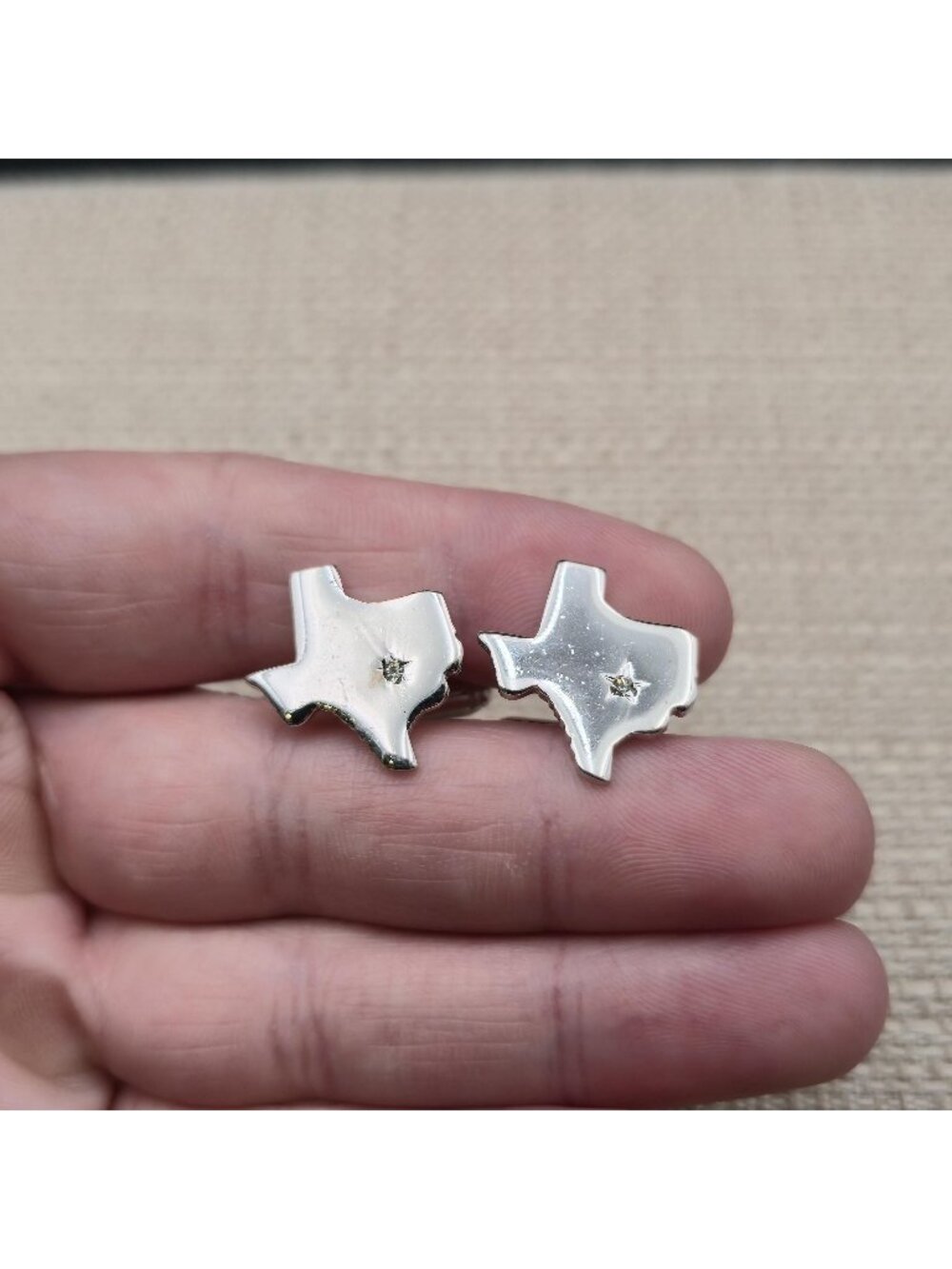 Texas State Cufflinks, Lone Star Western Groomsmen Gift A8131